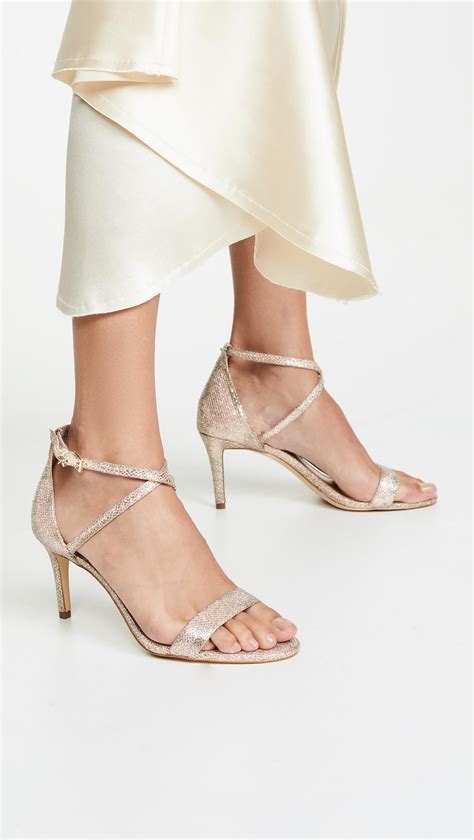 michael kors sandalen silber|michael kors leather sandals.